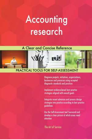 Accounting research A Clear and Concise Reference de Gerardus Blokdyk