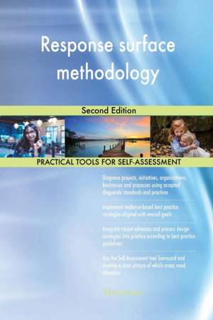 Response surface methodology Second Edition de Gerardus Blokdyk