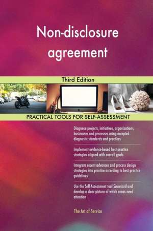 Non-disclosure agreement Third Edition de Gerardus Blokdyk