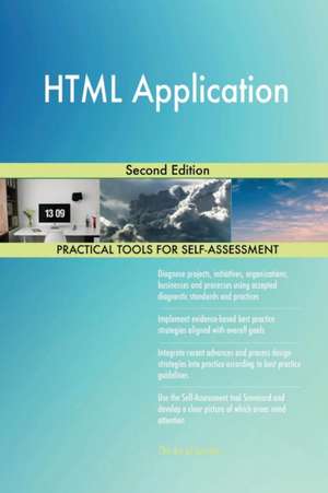 HTML Application Second Edition de Gerardus Blokdyk