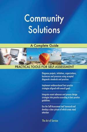 Community Solutions A Complete Guide de Gerardus Blokdyk