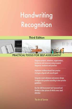 Handwriting Recognition Third Edition de Gerardus Blokdyk