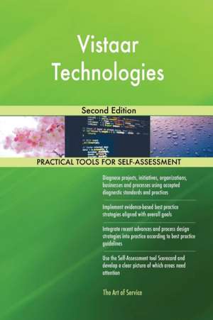 Vistaar Technologies Second Edition de Gerardus Blokdyk