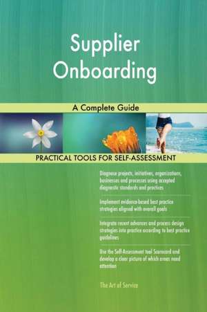 Supplier Onboarding A Complete Guide de Gerardus Blokdyk