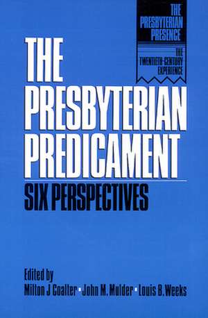 Presbyterian Predicament: A Prism of Reform de Robert Wuthnow