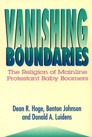 Vanishing Boundaries de Dean R. Hoge