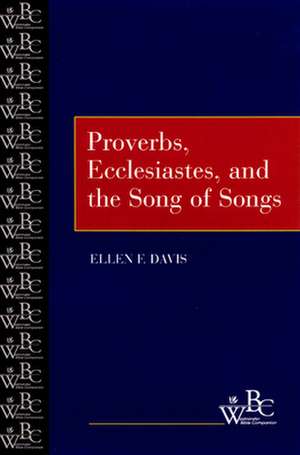 Proverbs, Ecclesiastes Song of Songs de Davis