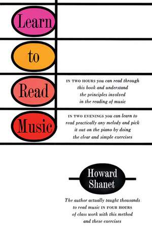 Learn to Read Music de Howard Shanet