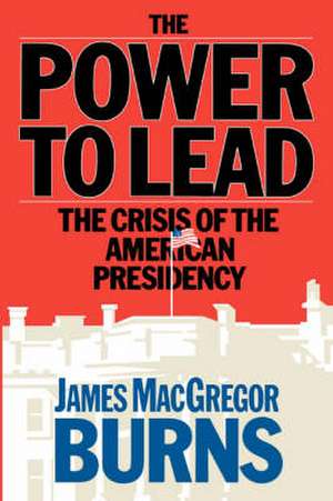 Power to Lead de James mcgregor burns