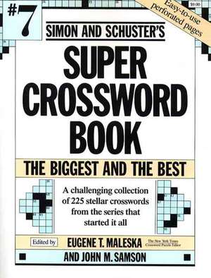 Simon and Schuster's Super Crossword Book de Simon & Schuster