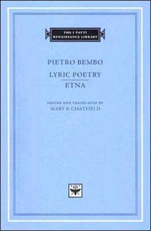 Lyric Poetry. Etna de Pietro Bembo