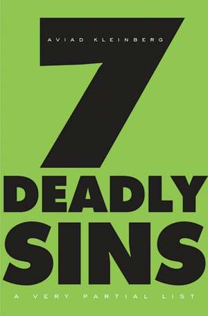 Seven Deadly Sins – A Very Partial List de Aviad Kleinberg