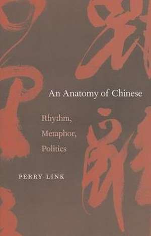 An Anatomy of Chinese – Rhythm, Metaphor, Politics de Perry Link