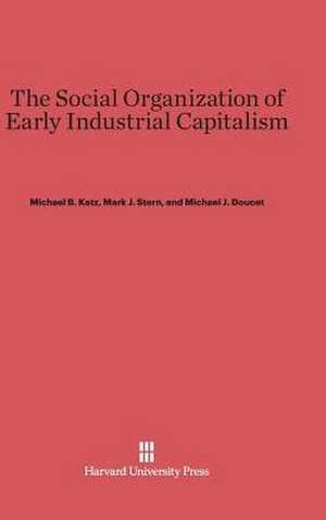 The Social Organization of Early Industrial Capitalism de Michael B. Katz