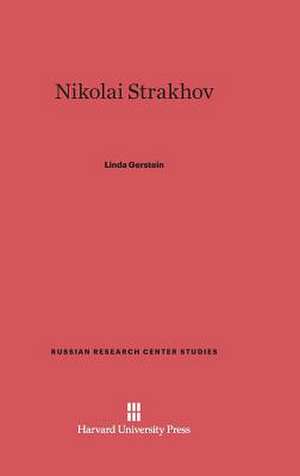 Nikolai Strakhov de Linda Gerstein