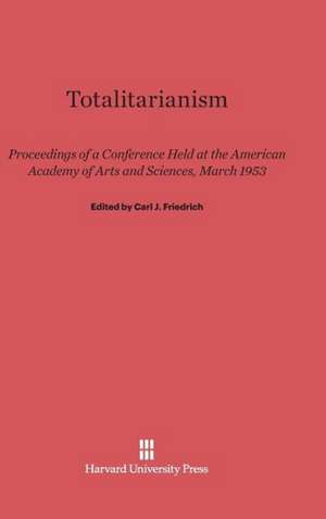 Totalitarianism de Carl Joachim Friedrich