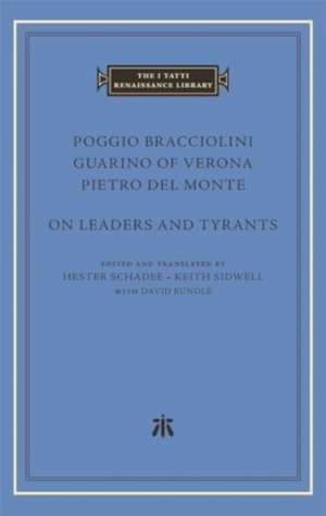 On Leaders and Tyrants de Poggio Bracciolini