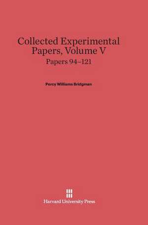 Papers 94-121 de Williams Bridgman Bridgman
