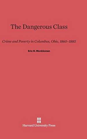 The Dangerous Class de Eric H. Monkkonen