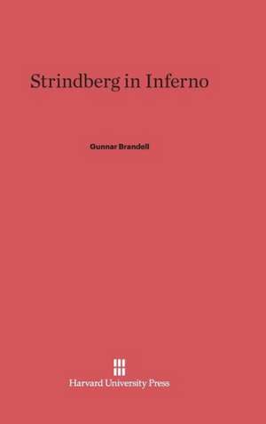 Strindberg in Inferno de Gunnar Brandell