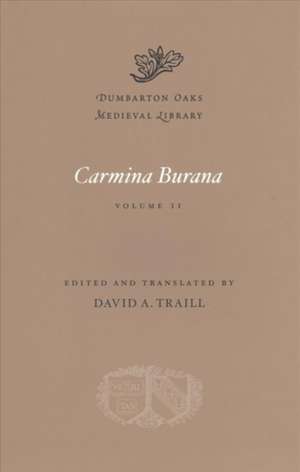 Carmina Burana, Volume II de David A. Traill