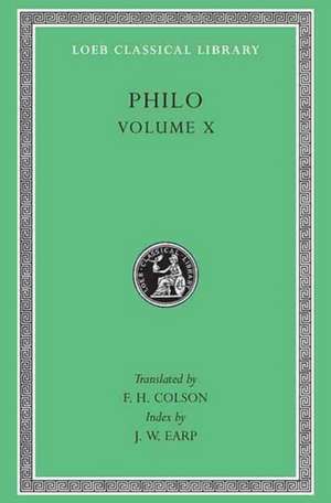 Philo, Volume X de Philo