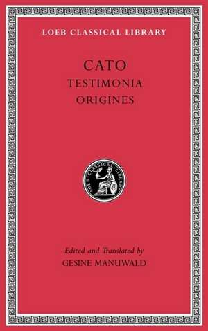 Testimonia. Origines de Cato Cato