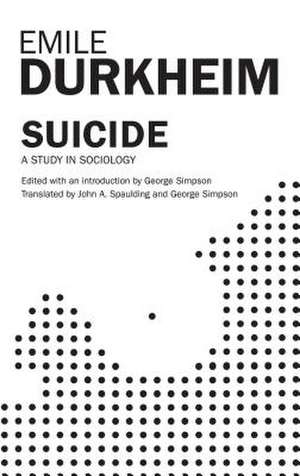 Suicide de Emile Durkheim