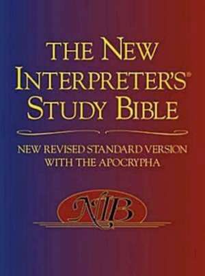 New Interpreter's Study Bible-NRSV de Walter J. Harrelson