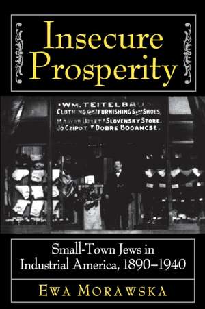 Insecure Prosperity de Ewa Morawska