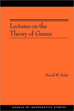 Lectures on the Theory of Games (AM–37) de Harold William Kuhn