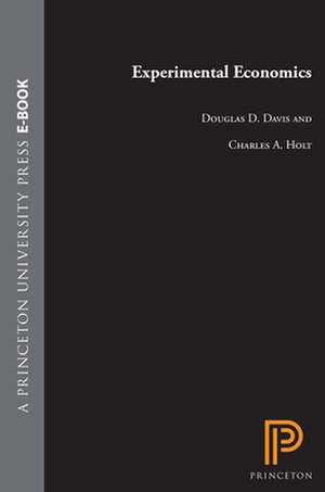 Experimental Economics de Douglas D. Davis