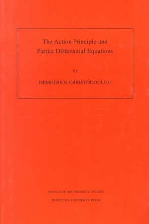 The Action Principle and Partial Differential Equations. (AM–146), Volume 146 de Demetrios Christodoulou