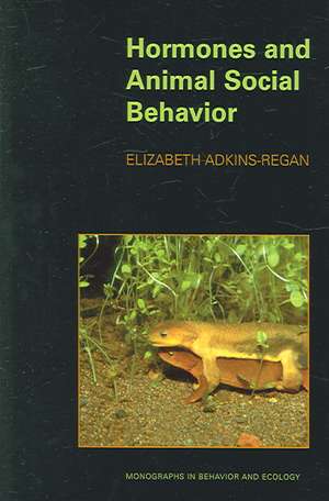 Hormones and Animal Social Behavior de Elizabeth Adkins–regan