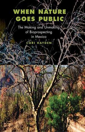 When Nature Goes Public – The Making and Unmaking of Bioprospecting in Mexico de Cori Hayden