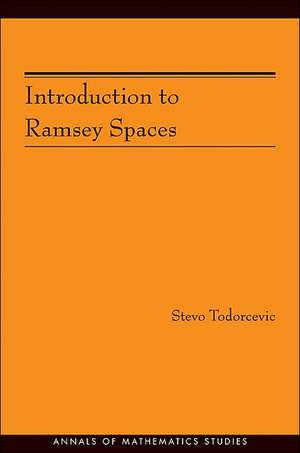 Introduction to Ramsey Spaces (AM–174) de Stevo Todorcevic