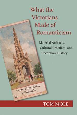 What the Victorians Made of Romanticism – Material Artifacts, Cultural Practices, and Reception History de Tom Mole