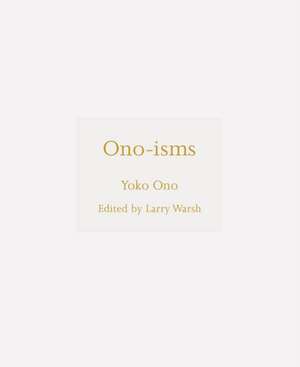 Ono–isms de Yoko Ono