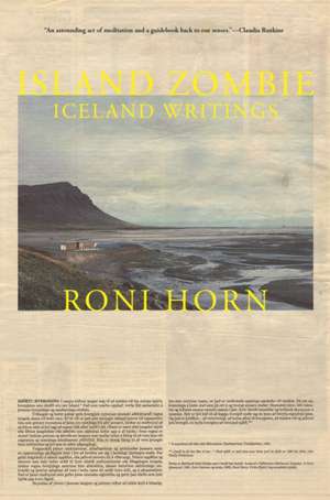 Island Zombie – Iceland Writings de Roni Horn