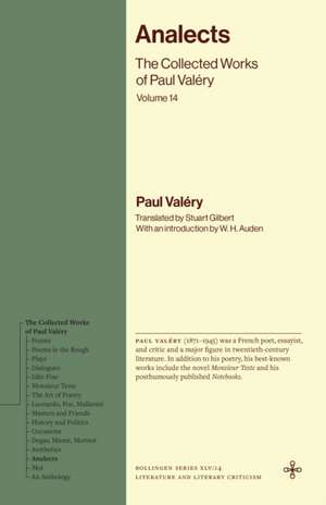 Analects de Paul Valery