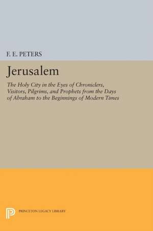 Jerusalem – The Holy City in the Eyes of Chroniclers, Visitors, Pilgrims, and Prophets from the Days of Abraham to the Beginnings of Mode de F. E. Peters