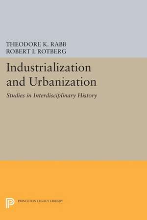 Industrialization and Urbanization – Studies in Interdisciplinary History de Theodore K. Rabb