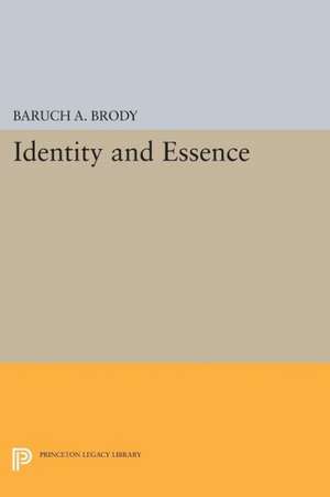 Identity and Essence de Baruch A. Brody