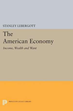 The American Economy – Income, Wealth and Want de Stanley Lebergott