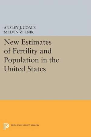 New Estimates of Fertility and Population in the United States de Ansley Johnson Coale