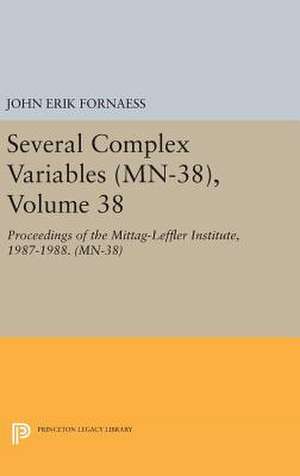 Several Complex Variables de John Erik Fornaess