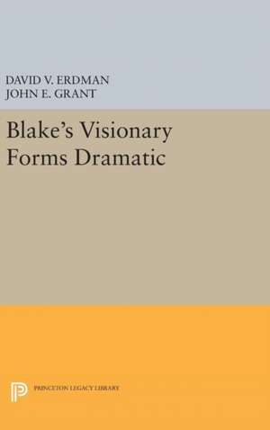 Blake`s Visionary Forms Dramatic de David V. Erdman