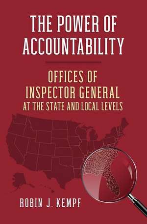 POWER OF ACCOUNTABILITY de Robin J. Kempf