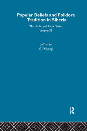 Religious Beliefs and Folklore of the Siberian Peoples de V. Dioszegi