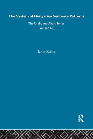 The System of Hungarian Sentence Patterns de Janos Zsilka